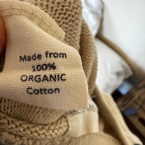 Indigo Luna Helga Pants Almond Medium 100% Organic Cotton Yoga Pants - Picture 10 of 16